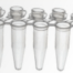 PCR TUBE ATTACHED CAPS .2 mL 8 Wells Capacity: 200uL 120 strips per bag/10 bags per case
